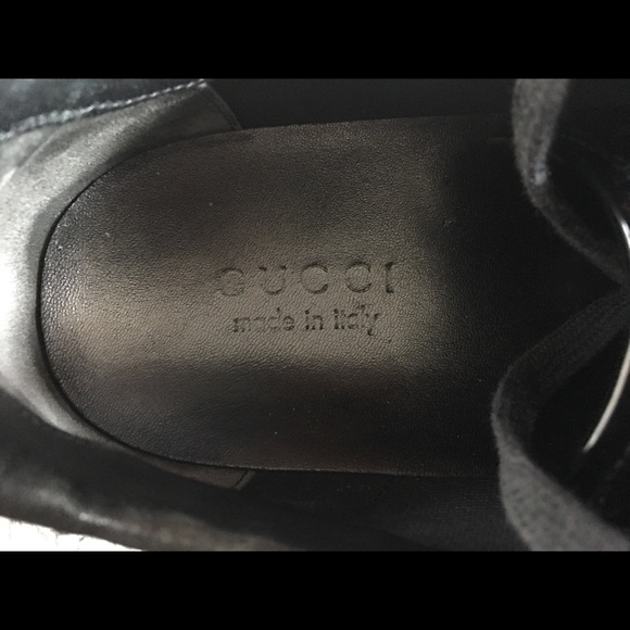 ❤️SOLD ❤️Authentic Gucci Men’s Black Sneakers - Picture 7 of 8